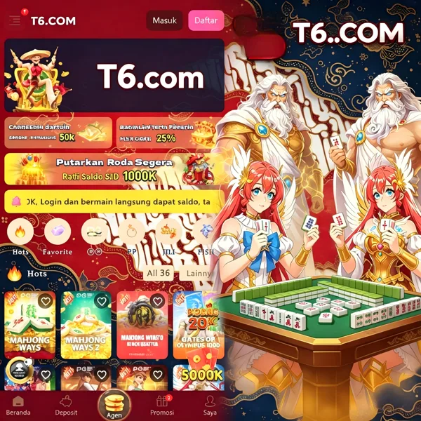 T6 Bonus Member Baru 100%